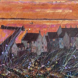 A Pittenweem Sunset from the Living Room Window