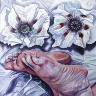 Summer Skin - Poppies and Feet